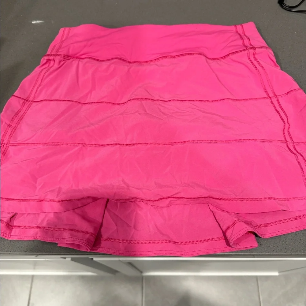 lululemon sonic pink pace rival skirt - Picture 5 of 9